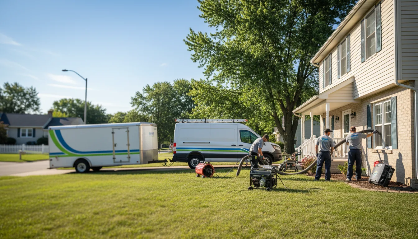 Flooded Basement Restoration And Cleanup With Repair in Riverton, IA near me